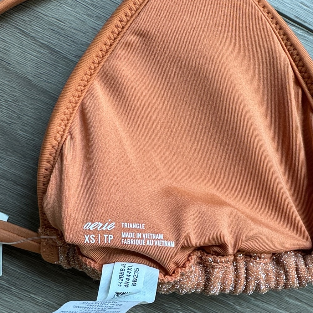 Aerie Orange Bikini Top - Picture 2 of 2